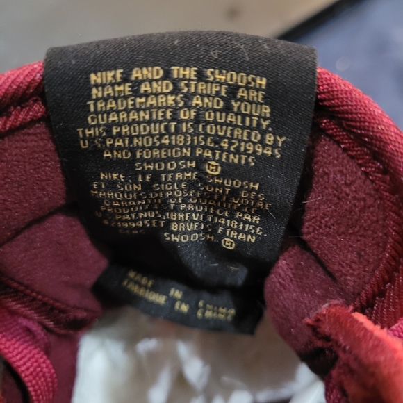 EUC Women's NIKE Internationalist Running Shoes Red 683967-600 Lace Up Mid Top 9 - Picture 9 of 9